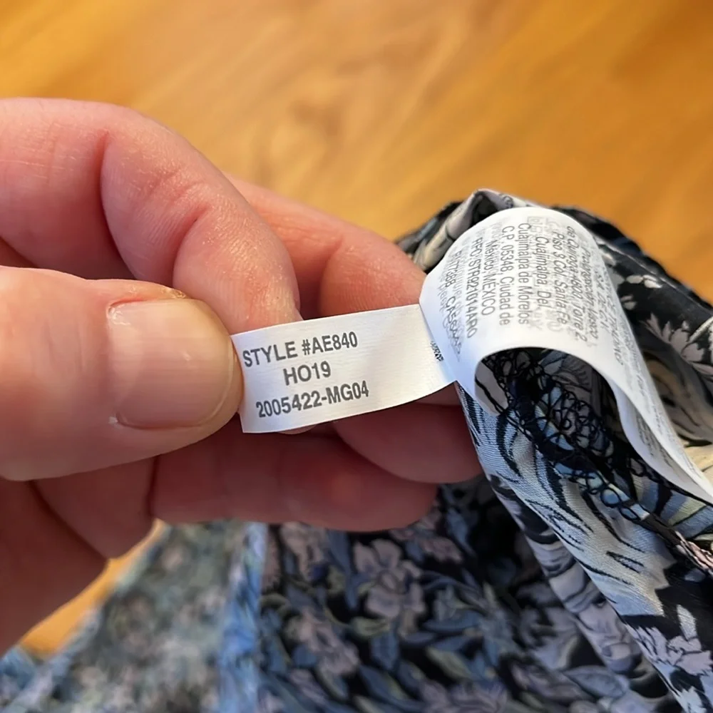 J.Crew Liberty Sambourne Ruffle Floral Puff sleeves Cotton Blouse size S